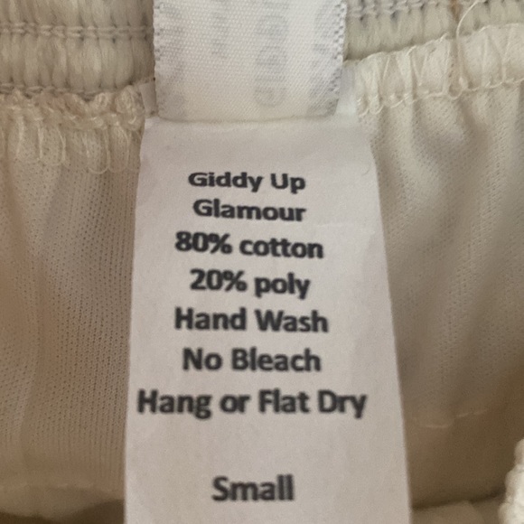 Cream Colored NWT Tiered Layered Cutout Shorts - Picture 9 of 15